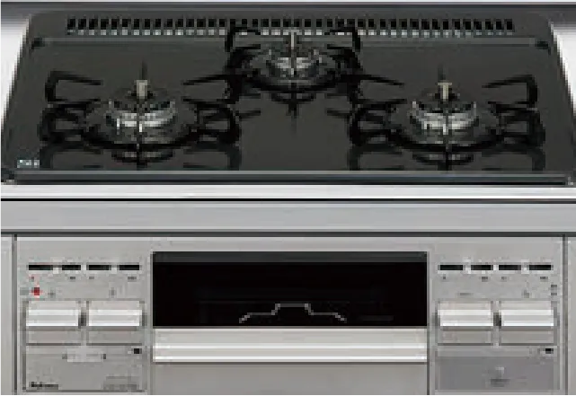 ホーロートップガスコンロ