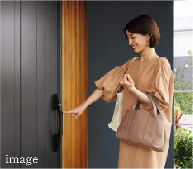 システムキー付玄関ドア