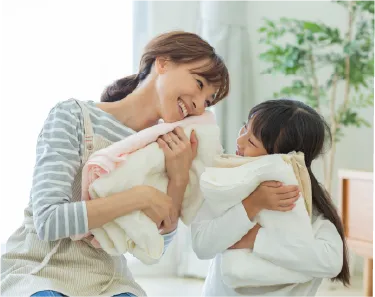 パワフルな温風