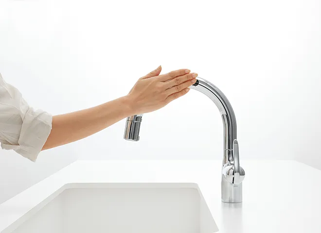 蛇口一体型浄水器