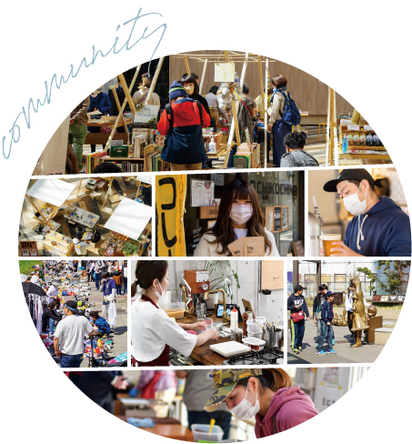 ひとの輪イメージ写真