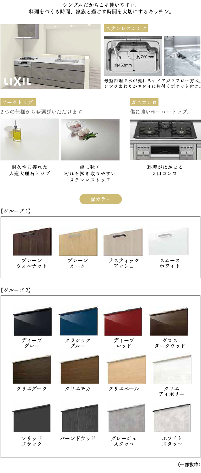 シンプルだからこそ使いやすい。料理をつくる時間、家族と過ごす時間を大切にするキッチン。