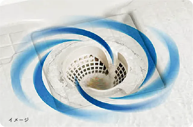 パッとくるりんポイ排水口