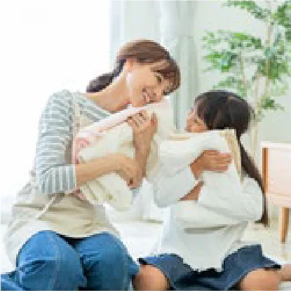 ふんわり仕上がる