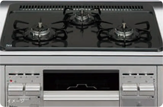 ホーロートップガスコンロ