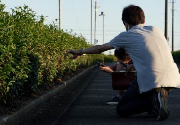 阿久津慶人さんに指示を出す宮岡監督