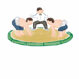 相撲イラスト